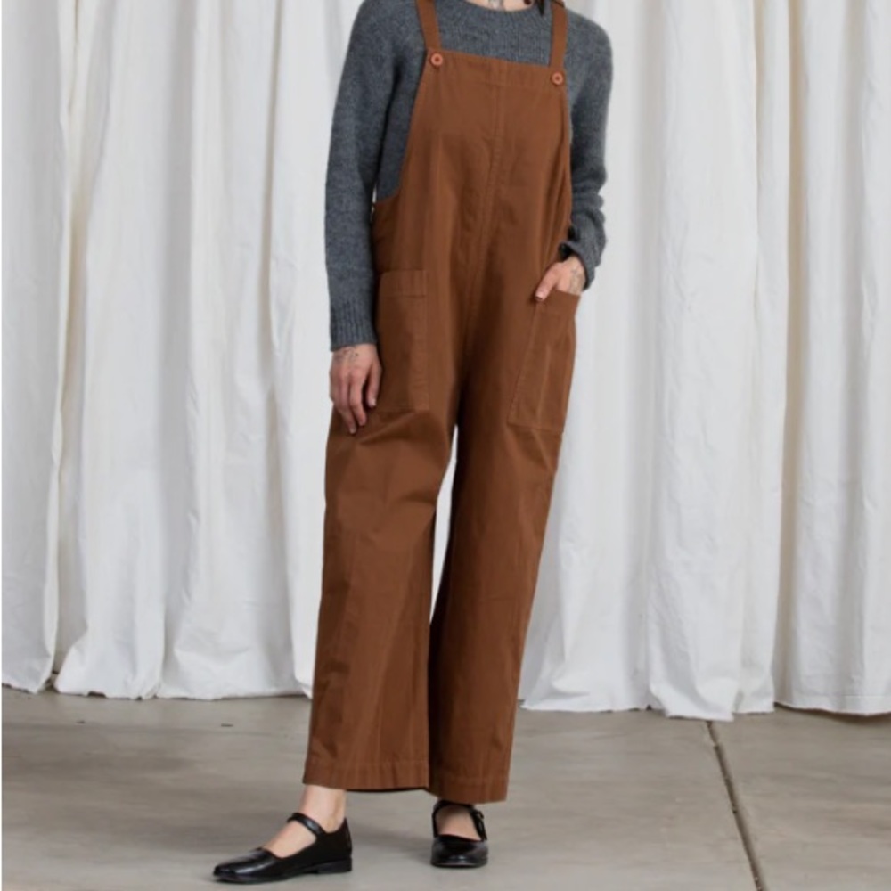 Ali Golden Jumper Overalls NWOT